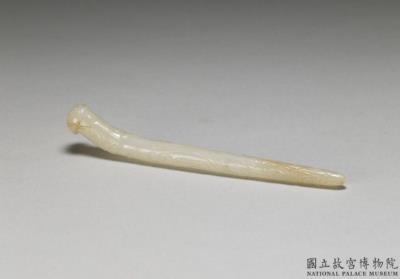 图片[2]-Jade hairpin with dragon design, Qing dynasty, Qianlong reign(1736-1795)-China Archive